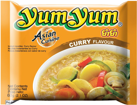 Innudeln Yum Yum Curry 30x60g