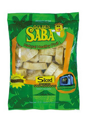 Bananen gedämpft geschnitten gefroren GOLDEN SABA 12x454g