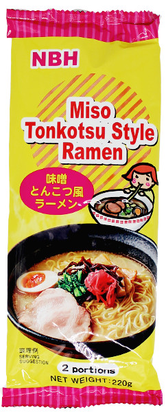 Innudeln Ramen Tonkotsu Style Miso NBH 24x220g