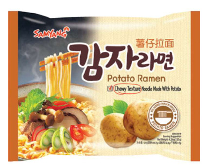 Innudeln Kartoffel Ramen SAMYANG 8x600g (5x120g)
