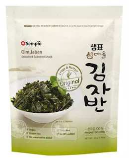 Seetang Snack knusprig Original SEMPIO 12x50g