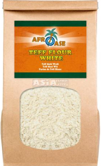 Teff Mehl Weiss Afroase 9x1kg