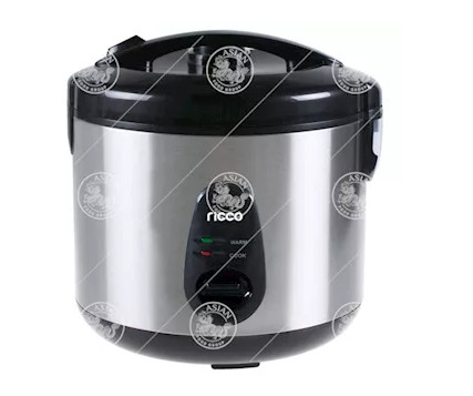 Reiskocher 1,8L chrom schwarz RICCO 4(1x1 Stück)