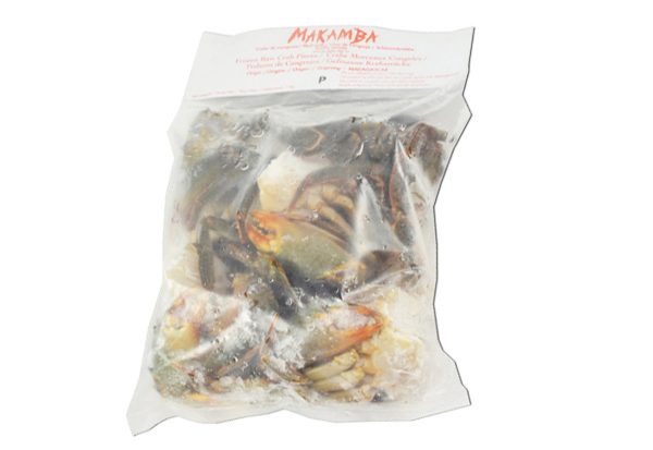 Geschnittene geriffelte Mangrovenkrabbe Roh Sauber (3/5pcs) 	9X1 KG