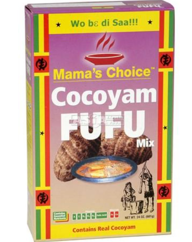 Cocoyam Mehl (Fufu) MAMA'S CHOICE 24x681g