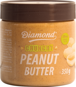 Erdnussbutter, crunchy mit Erdnussstückchen DIAMOND 6x350g