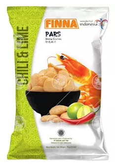 Garnelenchips Chili & Limette FINNA PARS 14x70g