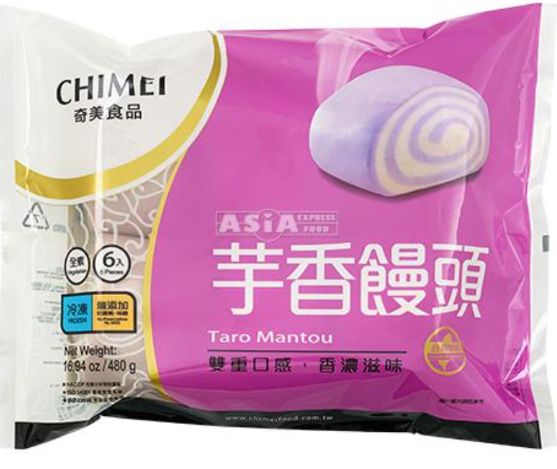 Taro Mantou CHI MEI 12x6x80g