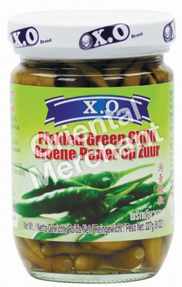 Chili grün eingelegt X.O 24x227g