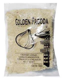 Knoblauch gehackt 4x4mm Golden Pagoda 10x1kg