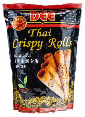 Waffelröllchen Big Roll Grüner Tee DEE 24x150g