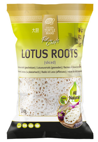 Lotuswurzeln Scheiben Golden Turtle 10x1kg