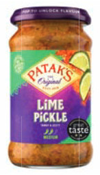 Limetten gewürzt eingelegt Pataks 6x250ml