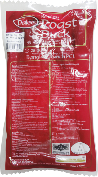 Ente Thai gegrillt 16x2 DALEE 10kg