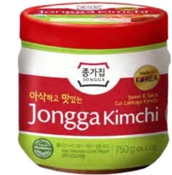 Kimchi Mat JONGGA 4 x 750g