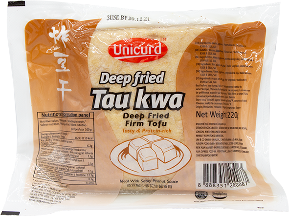 Tofu fest frittiert Tau Kwa T07 UNDCURD 24x220g
