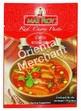 Currypaste rot MAE PLOY 12x50g