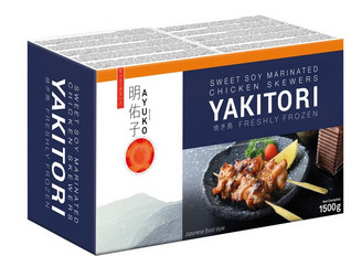 Yakitori Hähnchenspieße süße Soja AYUKO 6x1,5kg