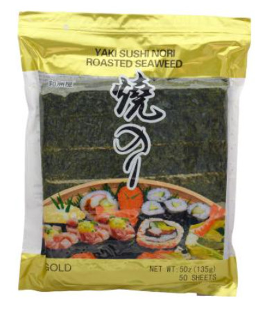 Sushi Algen (50 Blatt) He Zhou Wu 40x135g