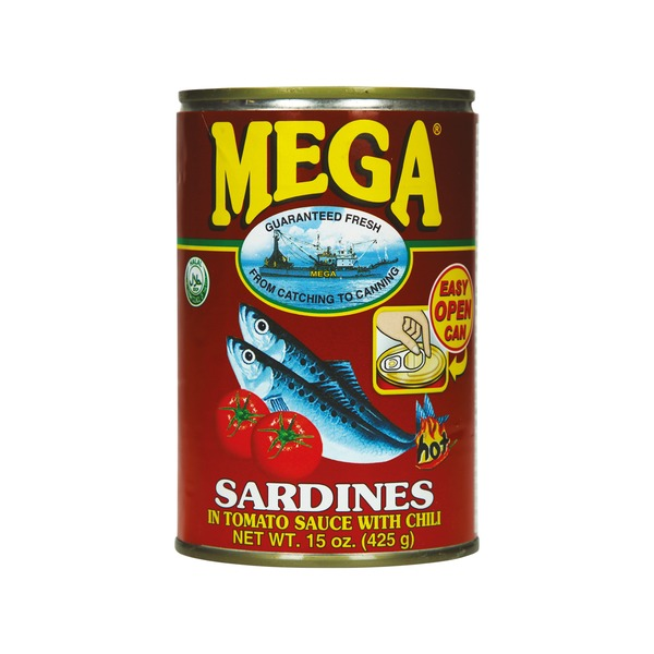 Sardinen in Tomatensauce mit Chili MEGA 24x425g