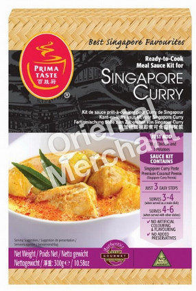 Kochset Sauce für Curry Singapur PRIMA TASTE 10x300g