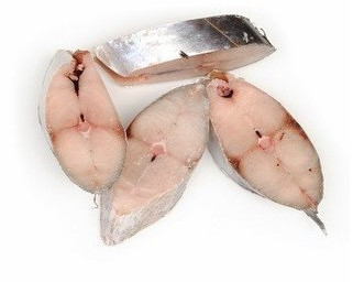 KINGFISH STEAKS SKIN ON 75-250 GR JONA 10x1 KG IQF-SR