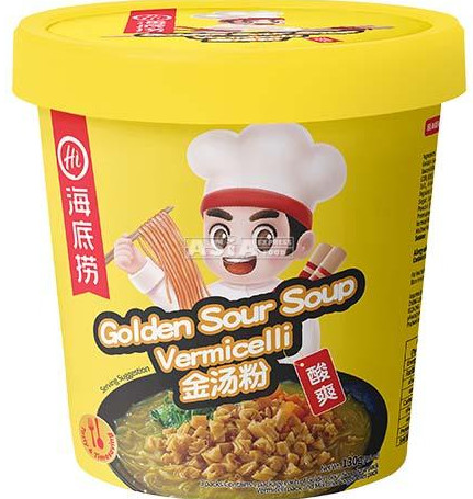 Instant Reisnudeln Golden Sour Soup Haidilao 12x130g