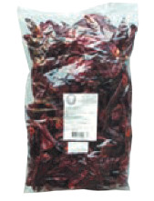 Chili ganz rot getrocknet X.O 30x500g