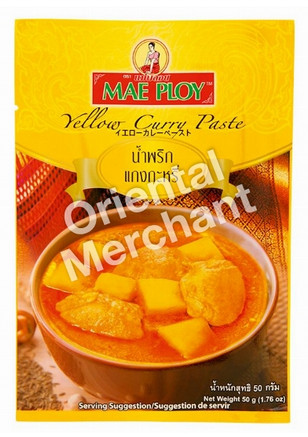 Currypaste gelb MAE PLOY 12x50g